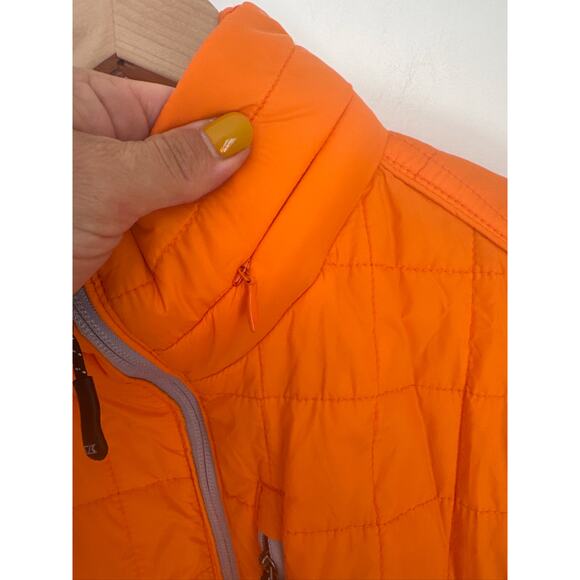 Cutter & Buck Rainier CB WeatherTec Quilted Nylon Jacket - Orange, L - Picture 8 of 8